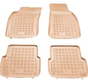 Λαστιχένια πατάκια Audi A6 (2004-2008) / A6 Allroad (2006-2011) - τύπου σκαφάκι - μπεζ - 4τμχ., Rezaw Plast