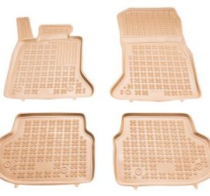 Λαστιχένια πατάκια BMW σειρά 5 F10 / F11 (2010-2013) - τύπου σκαφάκι - μπεζ - 4τμχ., Rezaw Plast
