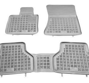Λαστιχένια πατάκια BMW X5 E70 (2007-2013) / X6 E71 (2008-2014) - τύπου σκαφάκι - γκρι - 3τμχ., Rezaw Plast