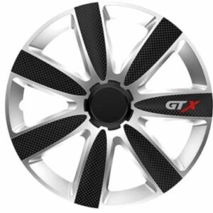 Τάσια αυτοκινήτου Versaco GTX CARBON Black/Silver - 15" - Μαύρο / Ασημί - 4 τμχ.