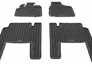 Λαστιχένια πατάκια CHRYSLER Voyager V (2007-2016) - 5-seater version - τύπου σκαφάκι - 3τμχ., Rezaw Plast