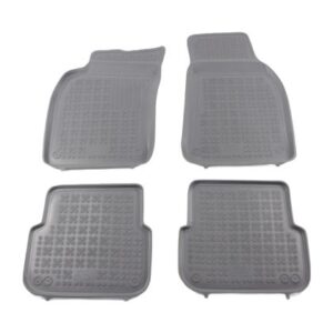 Λαστιχένια πατάκια Audi A6 (2004-2008) / A6 Allroad (2006-2011) - τύπου σκαφάκι - γκρι - 4τμχ., Rezaw Plast