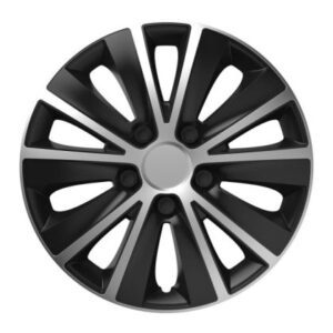 Τάσια Versaco Rapide Ασημί / Μαύρο - 15'' σετ - 4τμχ.