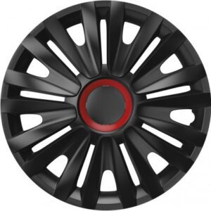 Τάσια Versaco Royal Red Ring / Μαύρο - 15'' σετ - 4τμχ.