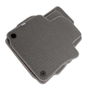 Πατάκια μοκέτα Vw Golf 5 / Golf 6 / Jetta (2005-2011) γκρι με στρόγγυλα κουμπώματα - 4τμχ., Petex