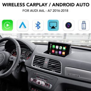DIGITAL IQ AD 213 CPAA (WIRELESS CARPLAY / ANDROID AUTO BOX for AUDI A6L - A7 - A8 mod. 2012-2018 with MMI 3G-RMC)