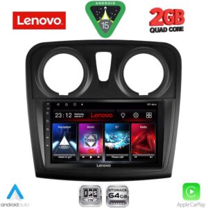 LENOVO LVD 2108_CPA (9inc) MULTIMEDIA TABLET for DACIA LOGAN – SANDERO mod. 2012-2019