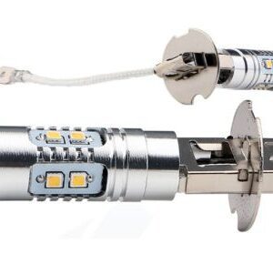 Led λάμπες H3 10W με 10 led 2323 επί 1 W CREE και προτζέκτορα - 1τμχ.