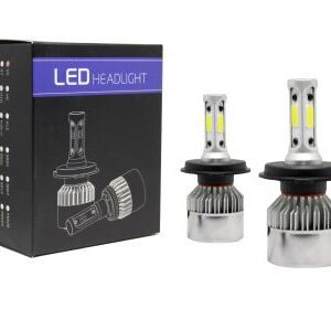 Led λάμπες Η4 Bi-led για μεσαία ή μεγάλα φώτα S2 7600 lumen , 36 Watt - COB 6000K - 2τμχ.