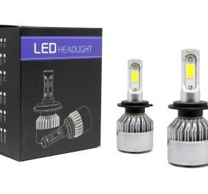 Led λάμπες Η7  για μεσαία ή μεγάλα φώτα S2 - 30 800 lux , 18 Watt - COB 6000K - 300% πιό έντονη φωτεινότητα 2τμχ.