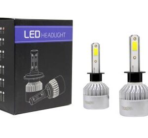 Led λάμπες Η1 για μεσαία ή μεγάλα φώτα S2 7600 lumen , 36 Watt - COB 6000K - 2τμχ.