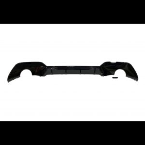 Diffuser προφυλακτήρα BMW F30 (2011+) για 2 εξατμίσεις - M pack