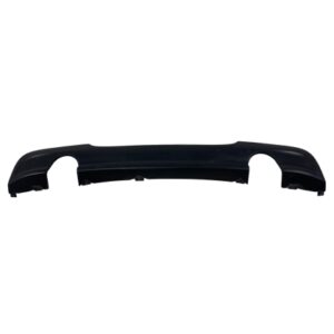 Diffuser προφυλακτήρα BMW E90 - M pack design διπλό για μονή εξάτμιση